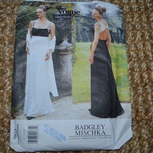Vintage Vogue Sewing Pattern 1903 Badgley Mischka UNCUT 14-16-18